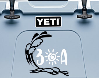 30A Decal 30A Beach Decal Ice Chest Decal Cooler Decal Ice Chest Sticker Beach Decal Cooler Sticker Tumbler Decal