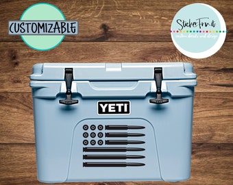 yeti coolers with stickers