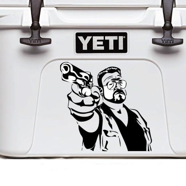 Big Lebowski Decal Dude Decal Walter Decal John Goodman Decal Ice Chest Decal Car Decal Truck Decal Guy Decal Laptop Decal Window Decal