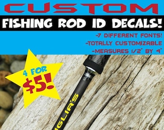 Custom Rod Building - How to Apply Decals to Fishing Rods 