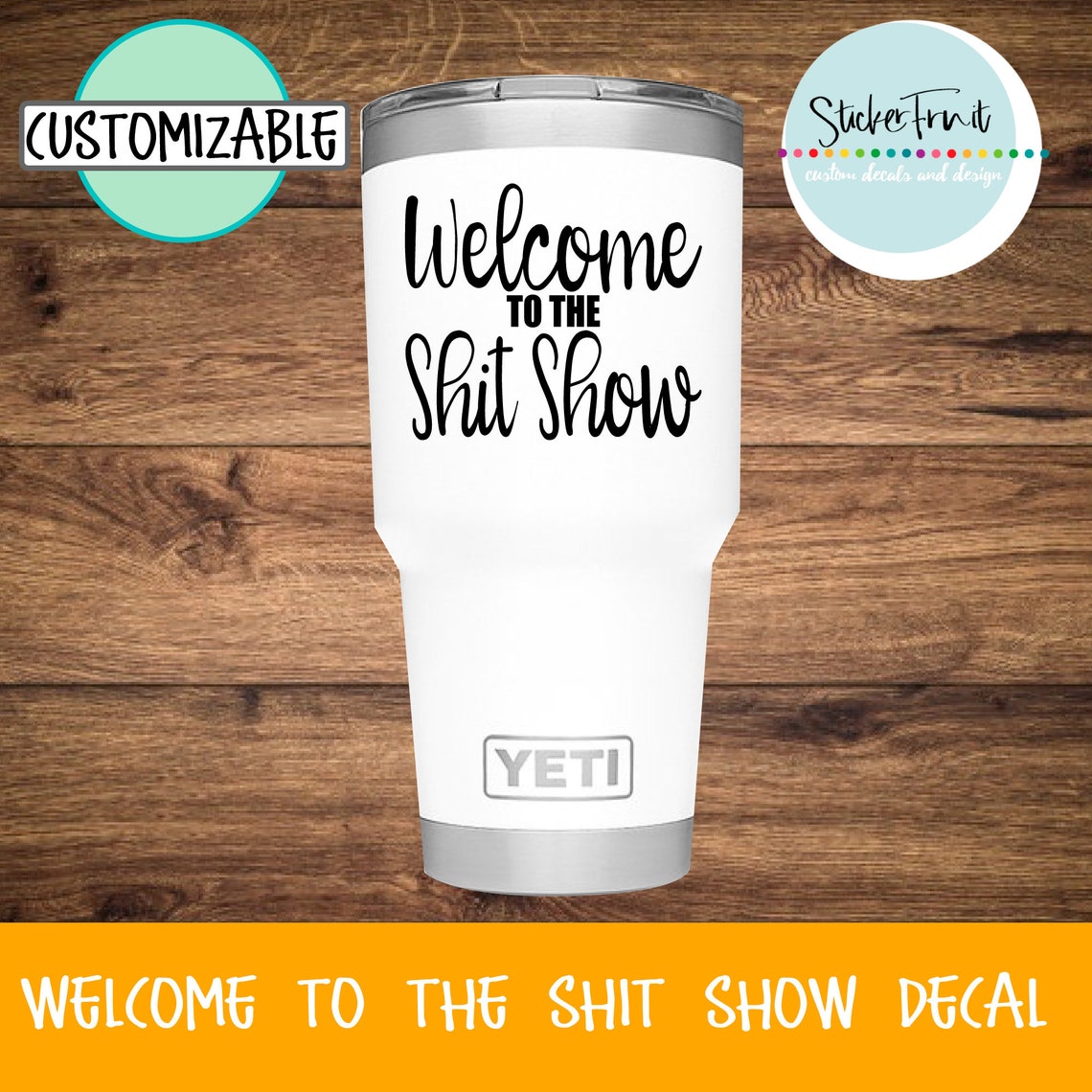 to the Shit Show Decal Ice Chest Decal Cooler Decal Etsy
