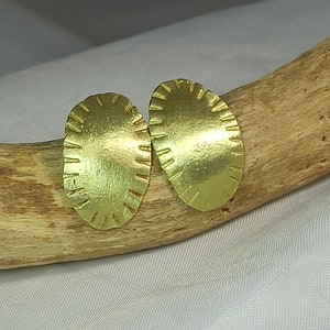 18kt Gold  Earrings, 18 kt Gold Post earrings, Gold Handmade  Earrings, 18 kt Gold Studs