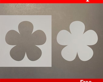 Reusable Flower Mylar Stencil Plastic Art Template