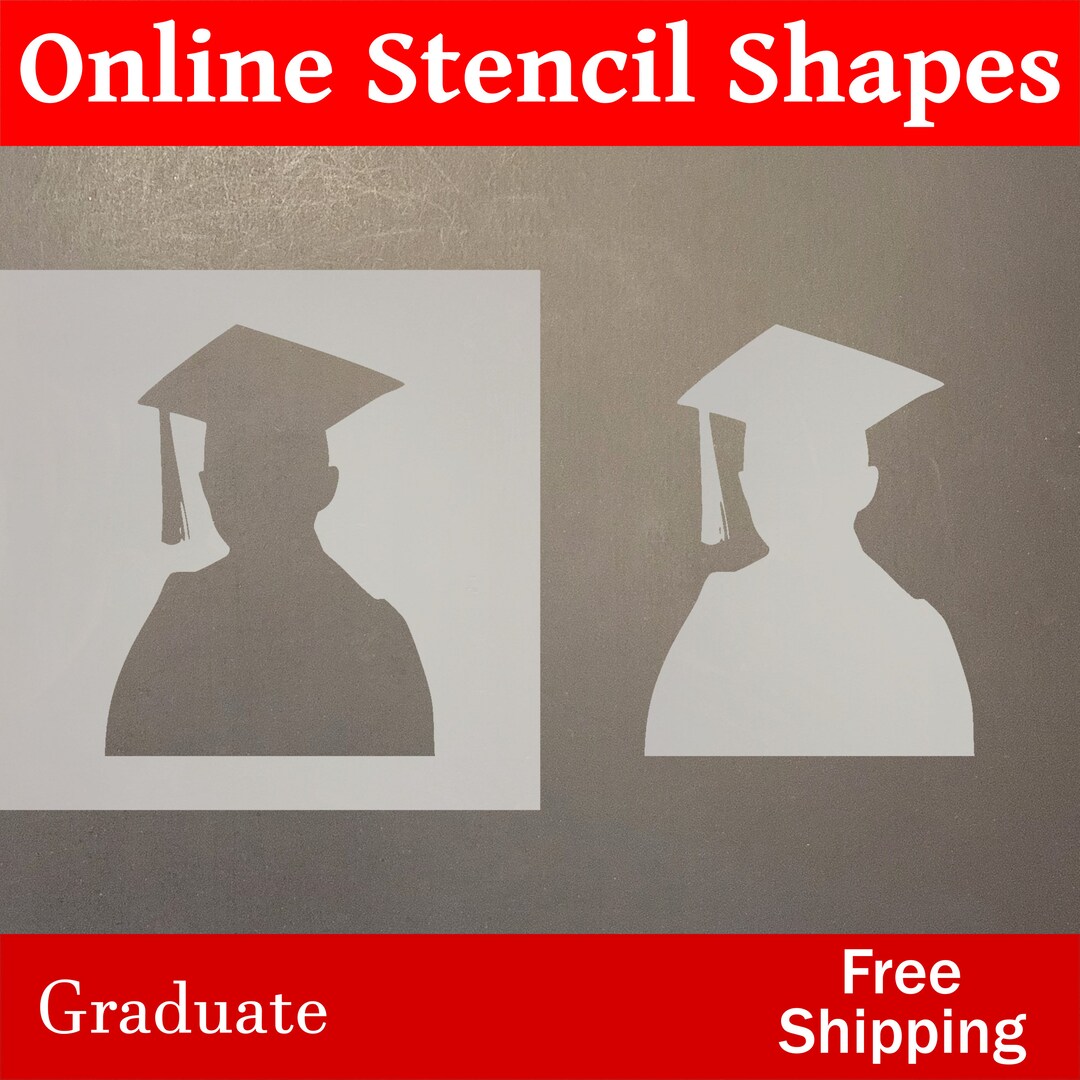 Reusable Graduate Mylar Stencil Plastic Art Template - Etsy