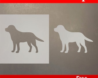 Reusable Labrador Mylar Stencil Plastic Art Template