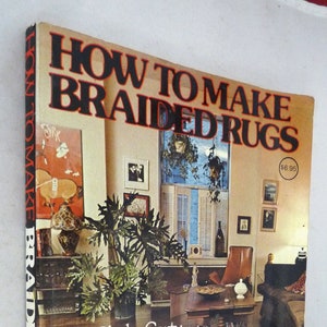 How to Make Braided Rugs Carty book home arts textiles design decor vintage