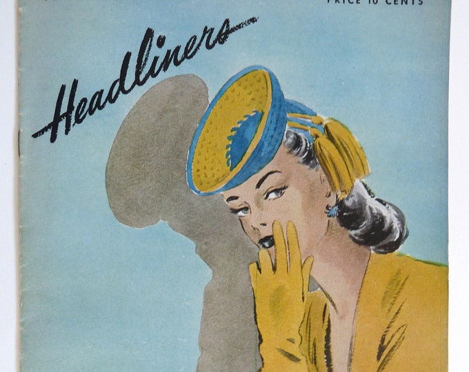 Headliners Newest Hats Bags Belts Vintage Crochet Pattern Book Etsy