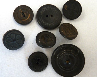 Antique 1851 Goodyear Rubber Cross Button - Etsy