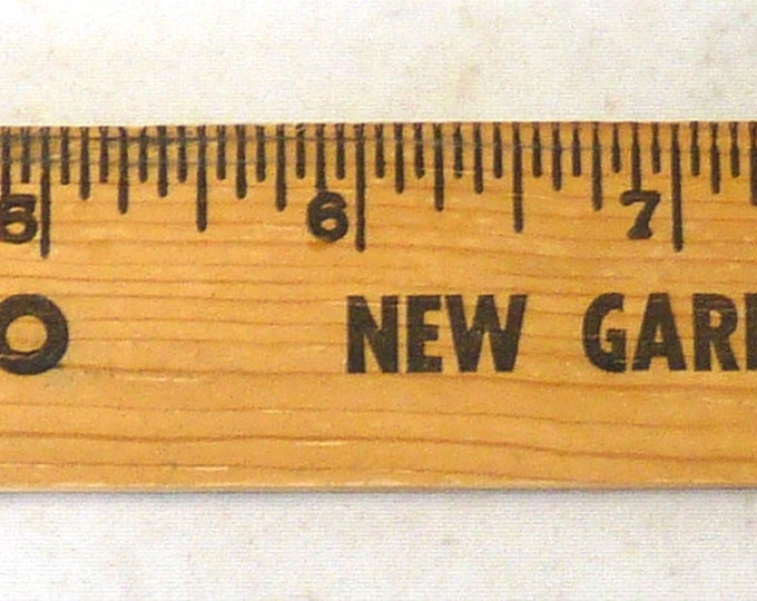 Vintage New Garden Landscaping & Nursery Advertising Ruler 12 Wood ...