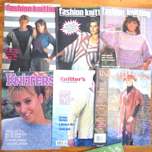 11 vintage Knitting magazines patterns Knitters Fashion Holiday Gifts