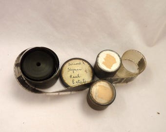 3 cans film projector real estate home family 1960's Bernard Hyman