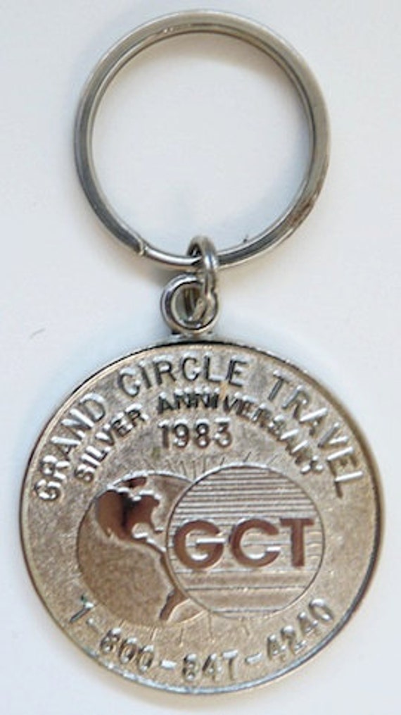 Grand Circle Travel key chain Providence RI vintag