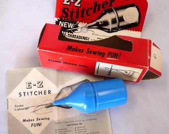 vintage E - Z Stitcher 1953 outil de couture notion d’aiguille à coudre