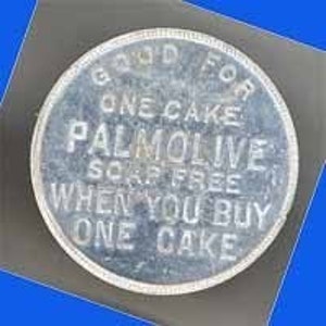 Vintage Polmolive Soap advertising coin premium token coin