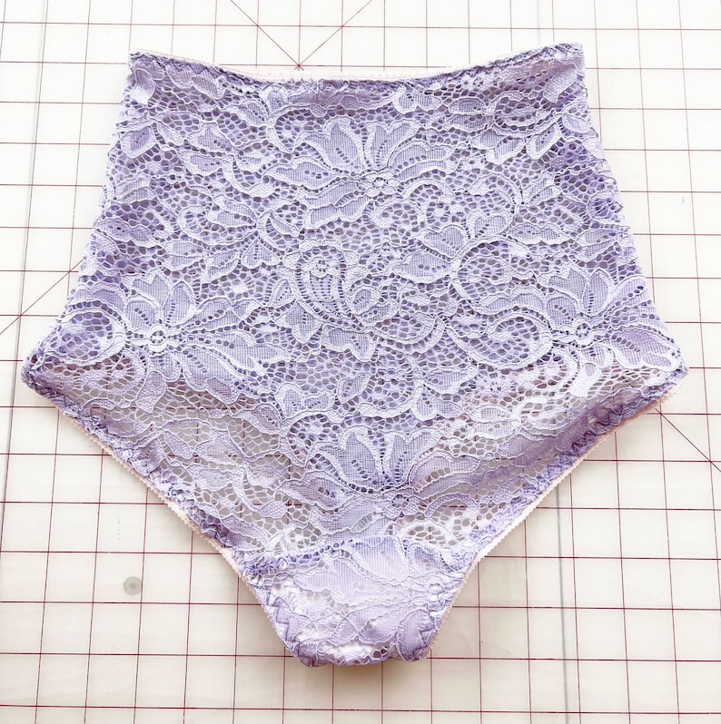 Simple High Waisted Panty PDF Sewing Pattern Instant Download Etsy