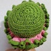 Ruffled Crochet Hat Crochet Hat Ruffled Hat sorority - Etsy