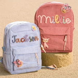 Cartable pour enfant personnalisé avec nom Kid Backpack | Sacs d'école pour tout-petits | Cartable pour enfants | Cadeau pour la rentrée