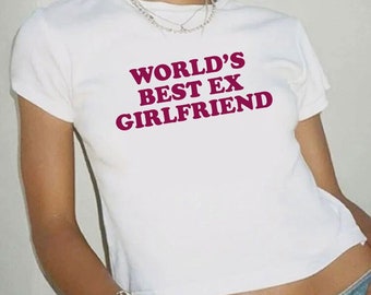Ex Freundin Baby Tee, 90er Jahre Y2K Crop Top