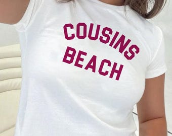 Cousins Beach Baby Tee: The Summer I Turned Pretty Y2K Shirt