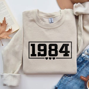 40.Geburtstag Sweatshirt, Vintage 1984 Sweatshirt, 40.Geburtstag Geschenke für Frauen, 1984 Hoodie, 40.Geburtstag Freund, 40.Geburtstag Geschenk