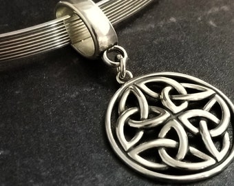 LODI Celtic Triquetra Knot Collar, Sterling Silver