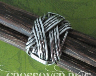 TUTORIAL DE JOIAS - Anel Cruzado com Arame Enrolado, Aprenda Como Fazer, Modelos de Joias, Aprenda a Fazer com Arame Enrolado, Tutorial de Anel - Download Instantâneo