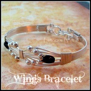 JEWELRY TUTORIAL -  Wings Wire Wrapped Bracelet - Learn How To, Jewelry Patterns, Learn To Wire Wrap, Bracelet Tutorial, Instant Download