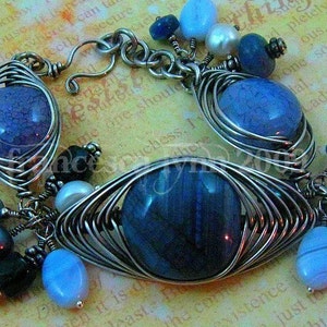 JEWELRY TUTORIAL, Herringbone Weave Jewelry, Learn How To, Jewelry Patterns, Learn To Wire Wrap, Bracelet Tutorial, Instant Download