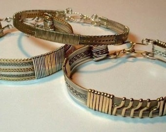 TUTORIAL DE JOYERÍA, Pulsera neoclásica de alambre enrollado, Aprende cómo, Patrones de joyería, Aprende a envolver con alambre, Tutorial de pulsera, Descarga instantánea