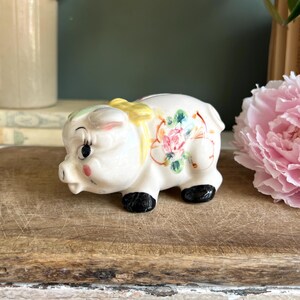 Vintage 1960s Ceramic Piggy Bank