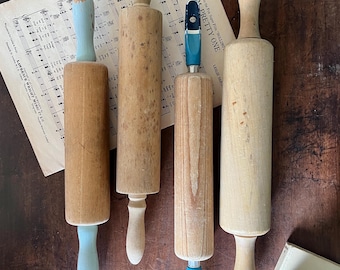 Vintage Wooden Kitchen Rolling Pins
