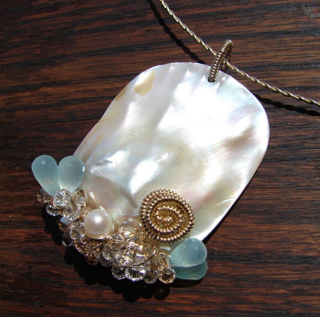 Nuova Collana Perline Perle Multicolore Mare Del Sud 8 Mm 10 Mm - Foto 4