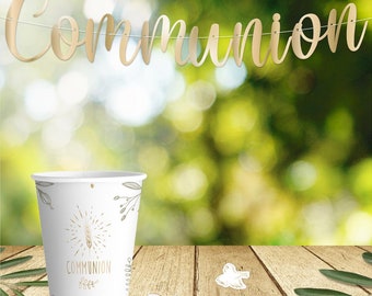 GUIRLANDE LETTRES "COMMUNION"