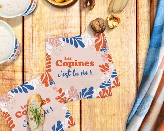 Serviettes 10 Pcs Apéro Des Copines