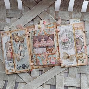 handmade junk journal handmade tag book one of a kind image 4