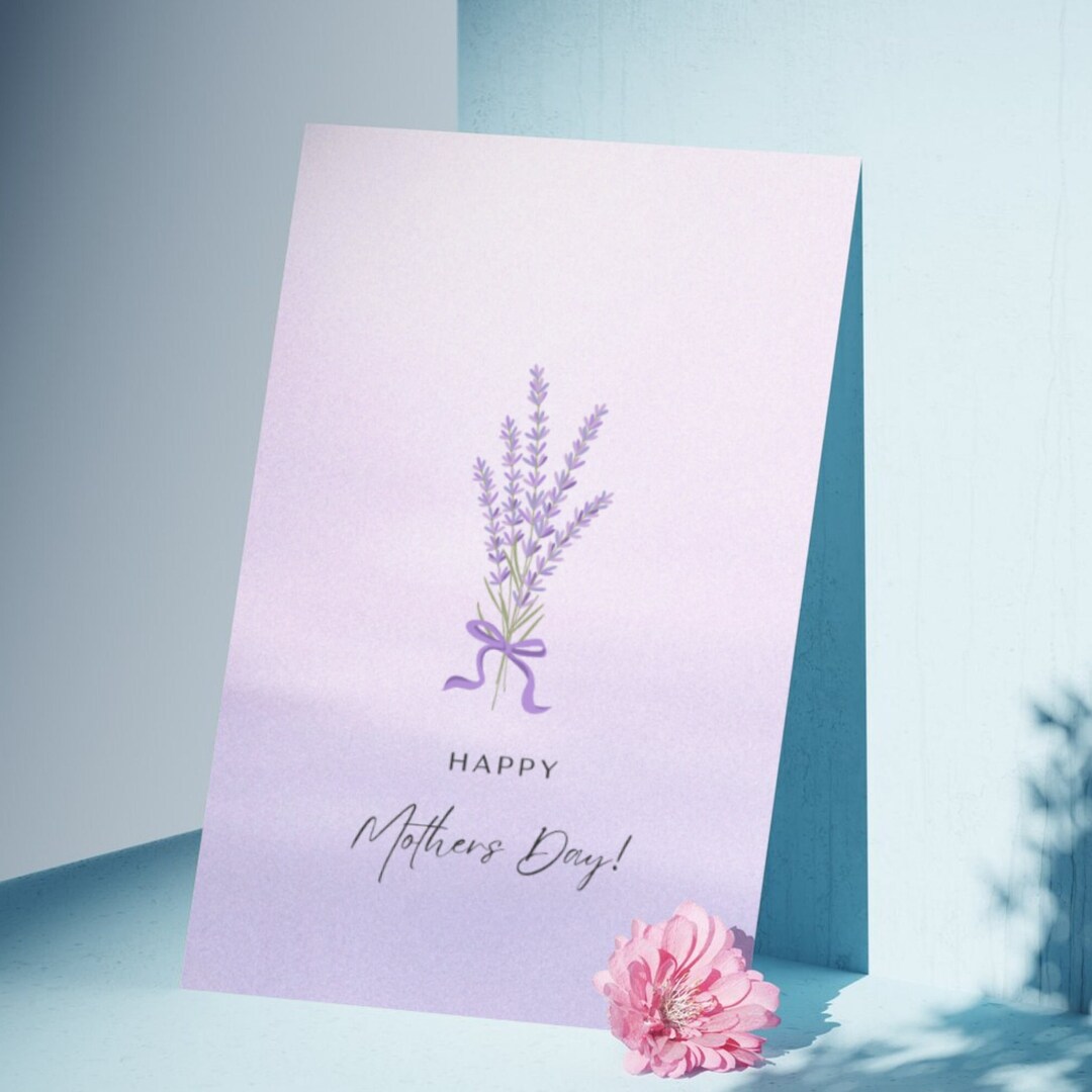 Printable Mothers Day Card Template, Printable Happy Mothers Day Card ...