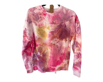 Hand Ice Dyed Crewneck Sweatshirt - M