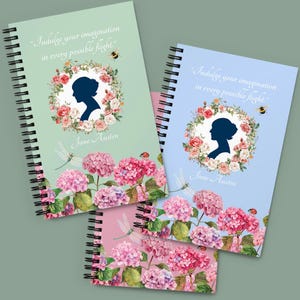 Jane Austen Notebook: Journal for Jane Austen fans, Jane Austen bullet journal, Jane Austen literary gift for book lover