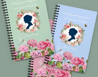 Jane Austen Notebook: Journal for Jane Austen fans, Jane Austen bullet journal, Jane Austen literary gift for book lover