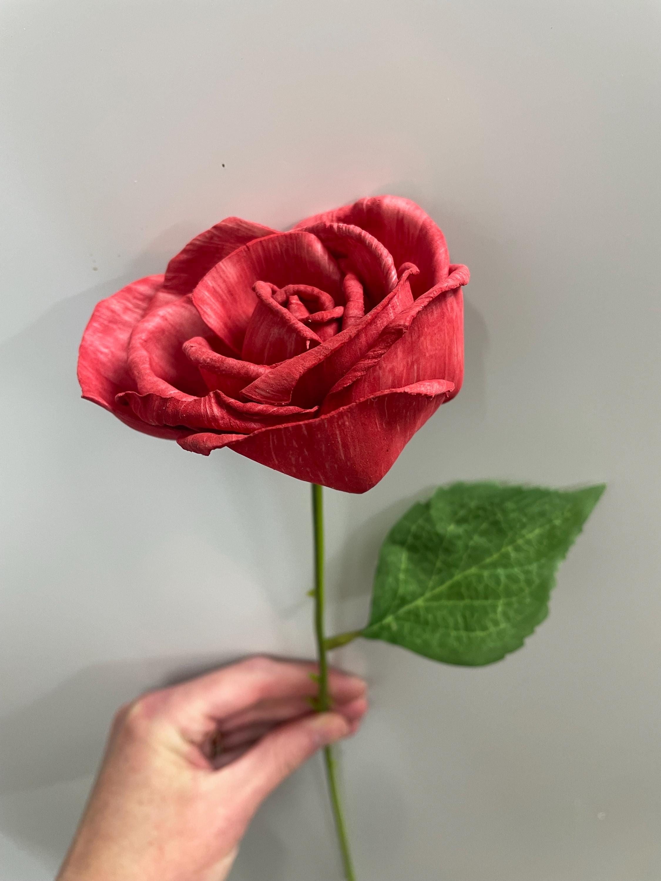 Tifuly 12 pezzi rose artificiali, realistica singola a gambo lungo rosa finta, bouquet da sposa da sposa in seta per decorazioni da ufficio in casa per feste in giardino