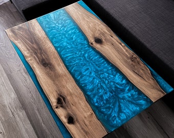 Oliver de perfecte salontafel van hout en epoxy