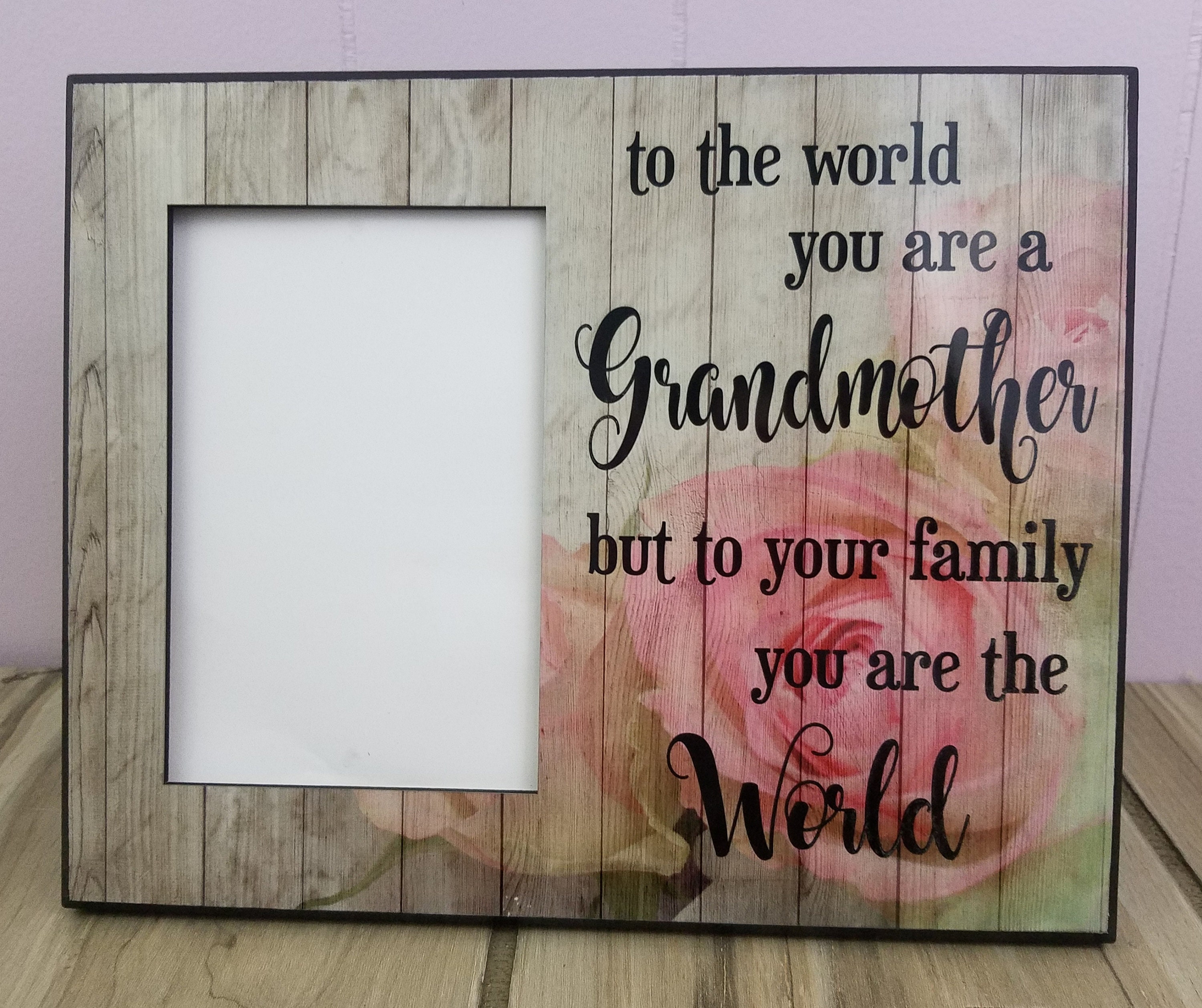 Grandma Picture Frame Personalized Frame Grandma Picture Etsy