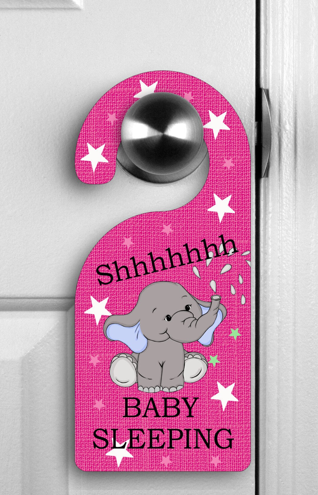 Kid s Room Door Hanger Baby Sleeping Door Hanger Baby Etsy