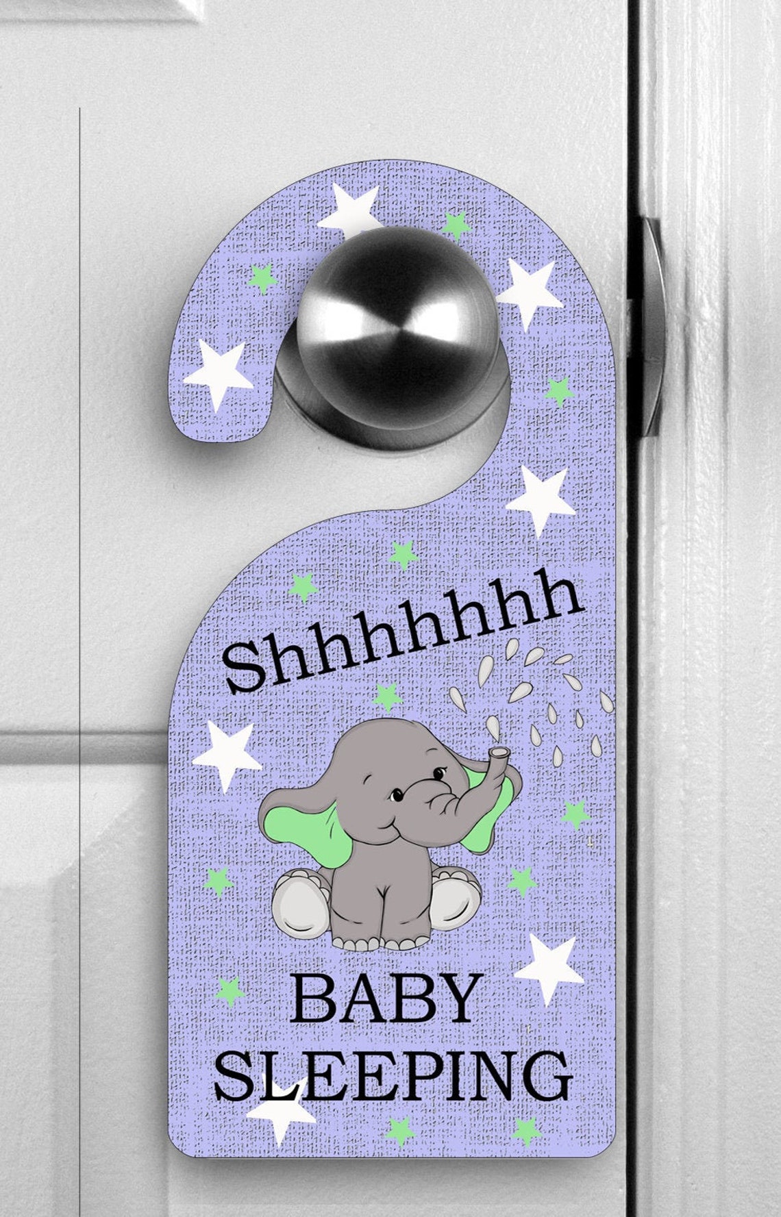 Kid's Room Door Hanger Baby Sleeping Door Hanger Baby Etsy