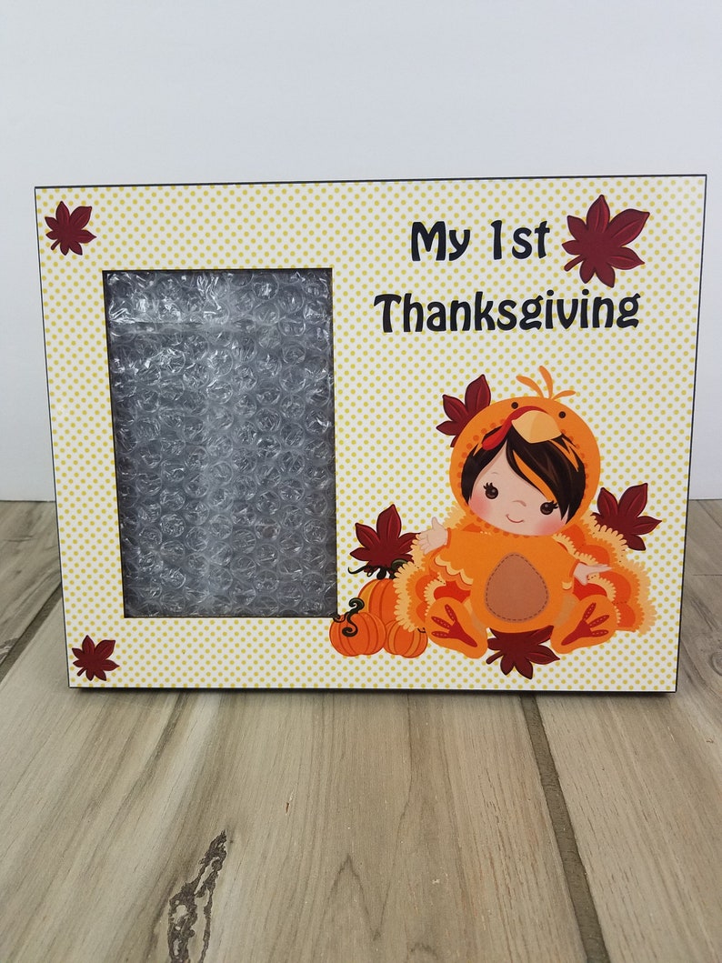 Picture Frame My 1st Thanksgiving Personalized Photo Frame Etsy Israel