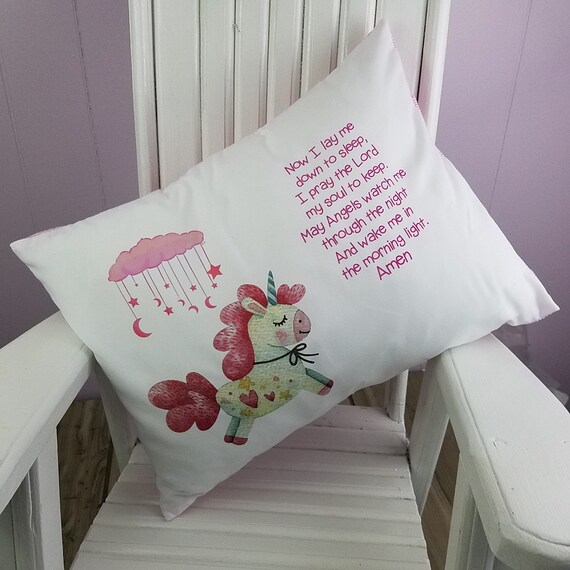 Pillow Cover Only Personalized Handmade Unicorn Travel Etsy