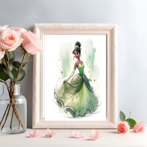 Princess Tiana Digital Art Print
