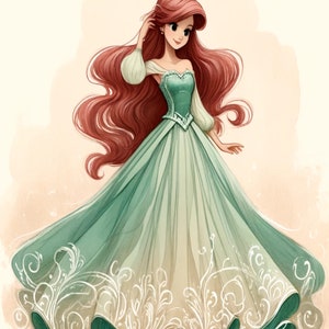 Ariel Digital Art Print