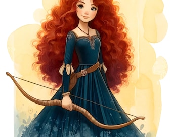 Merida Digital Art Print