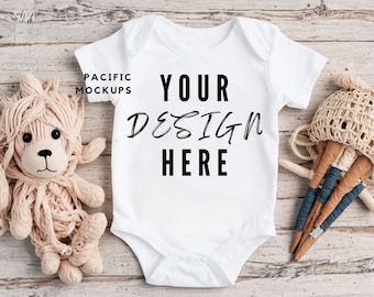 White Baby Onesie Mockup Vest Mock-up modern Mock Up Baby Mockup Clothing Bodysuit Mockup Baby Romper Stock Photo JPG Digital Download
